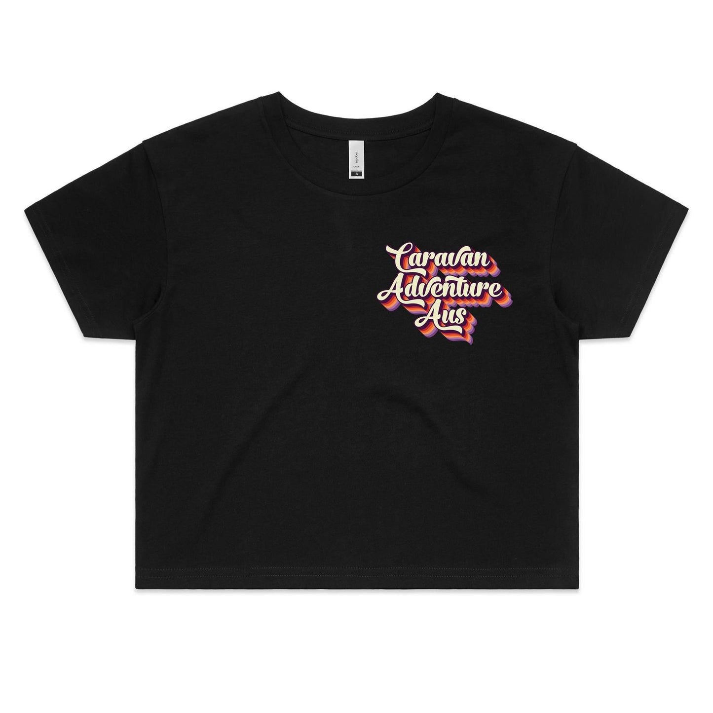 Women's Crop Tee - Caravan Adventure Aus