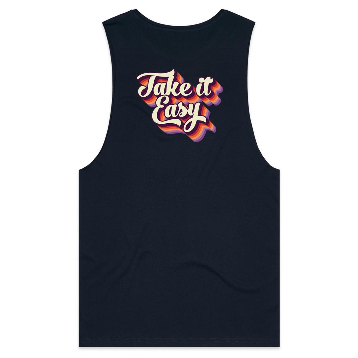 Mens Singlet - Caravan Adventure Aus