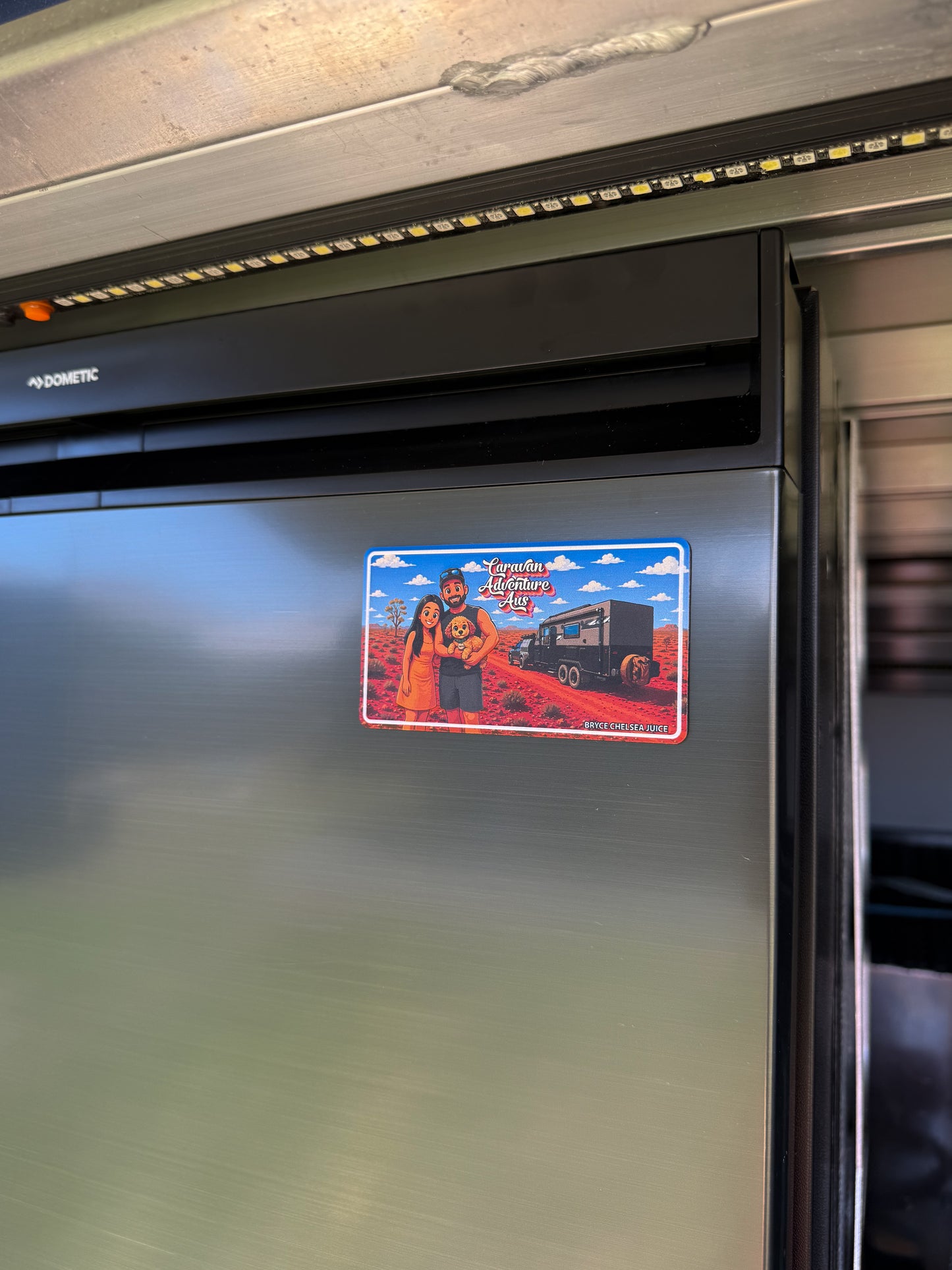Caravan Adventure Aus - Fridge Magnet
