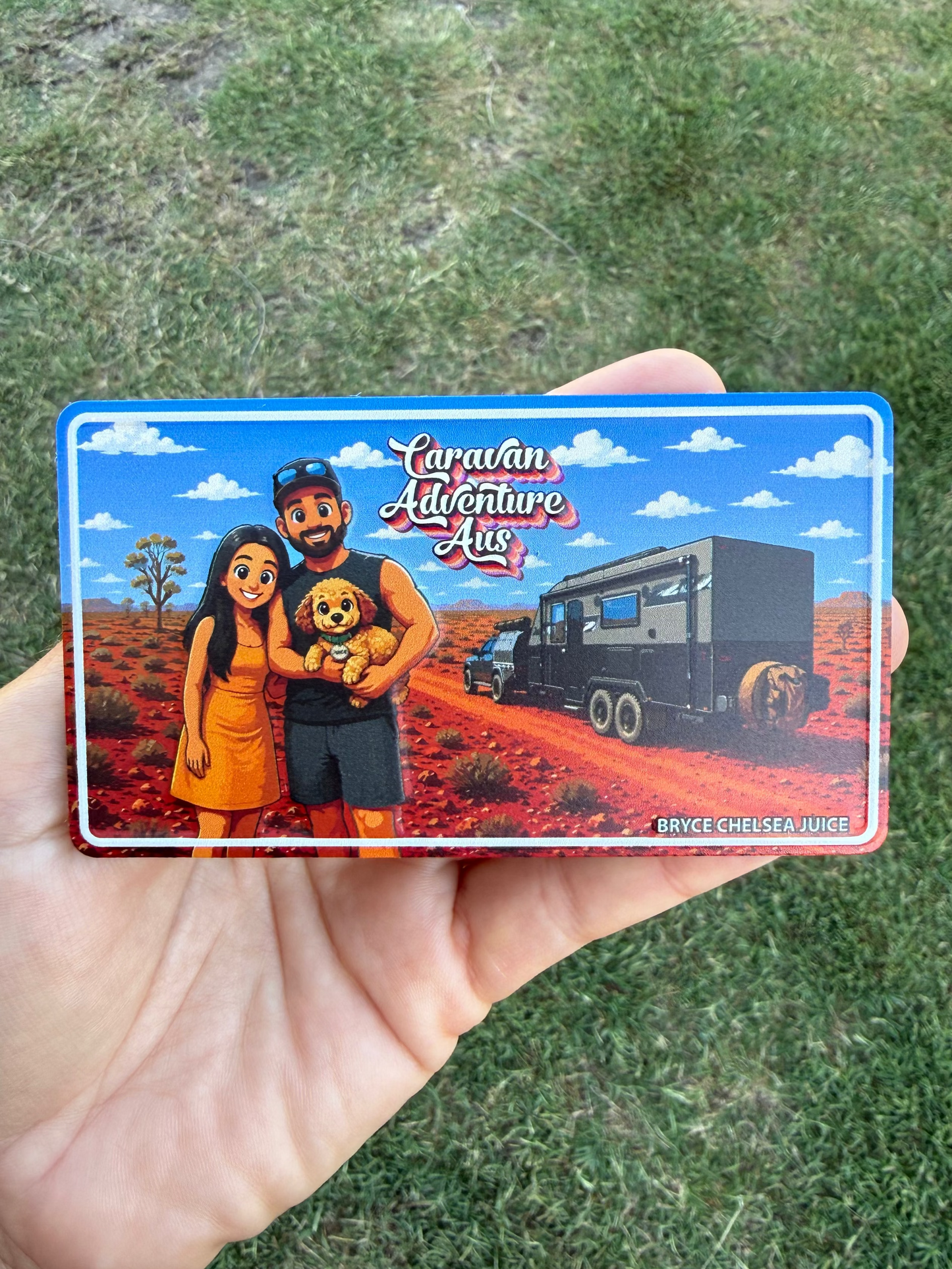 Caravan Adventure Aus - Fridge Magnet