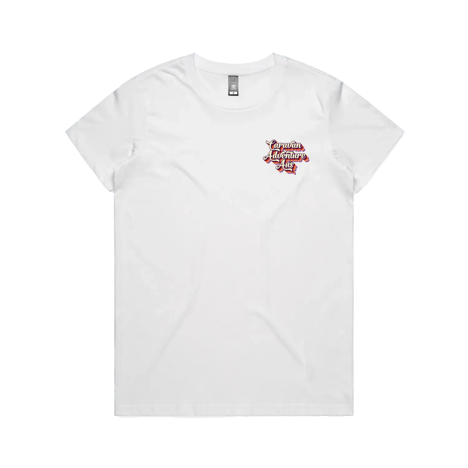 White front flat lay