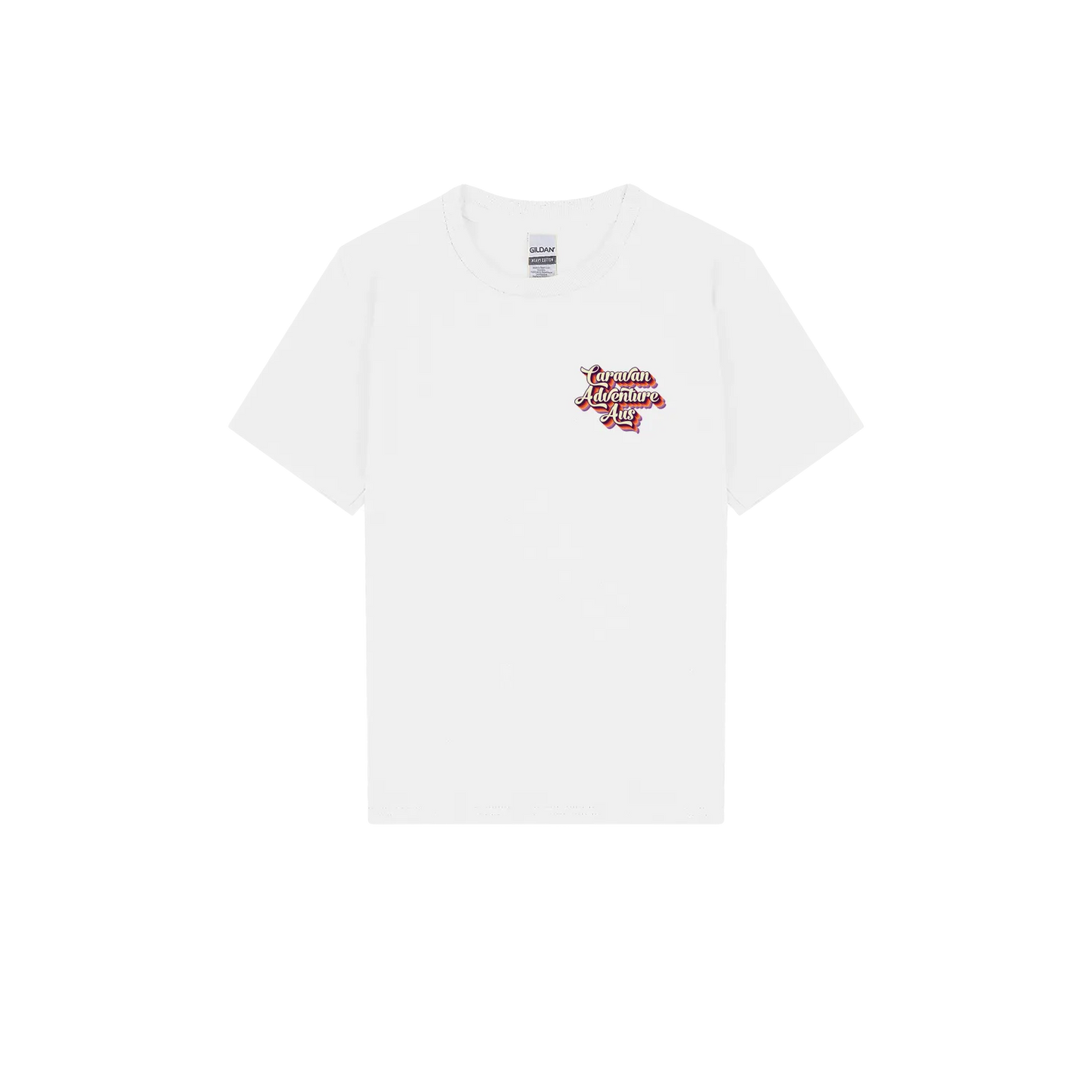 White front flat lay